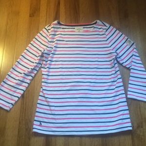 Joules 3/4 sleeve top size 8